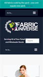 Mobile Screenshot of fabric-universe.com